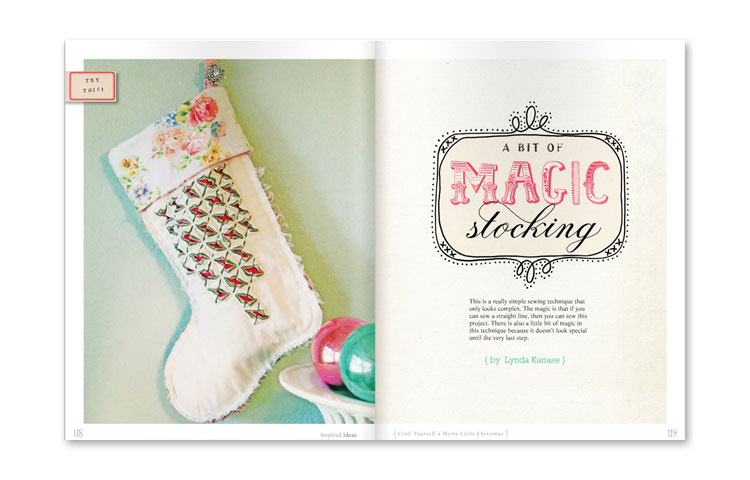 Blooming Christmas Stocking
