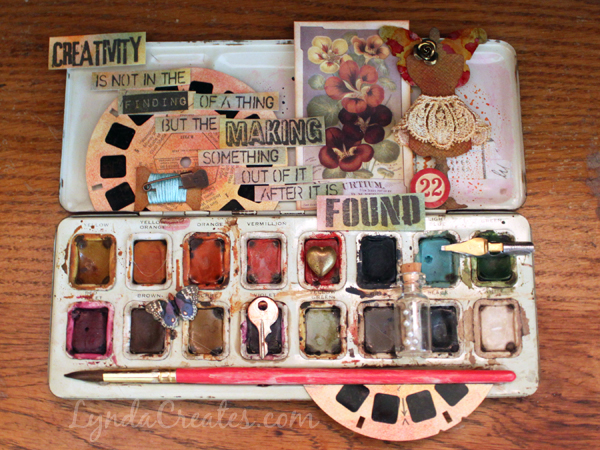 School_paint_tin_mixed_media