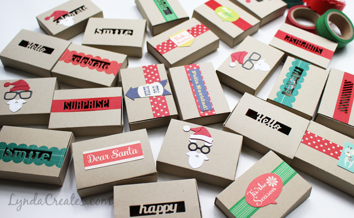 Dimensional Holiday Matchbox&nbsp;Cards
