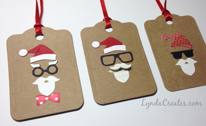 Hipster Santa Christmas Tags – DCC December Link&nbsp;up
