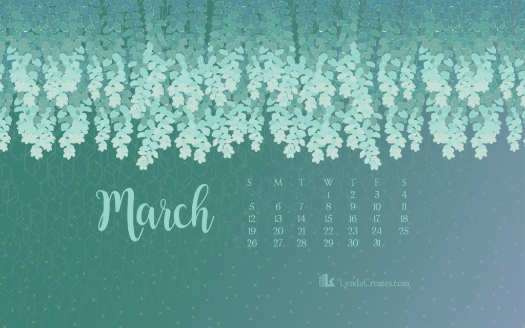 Free March 2017 Desktop Calendar&nbsp;Screensaver