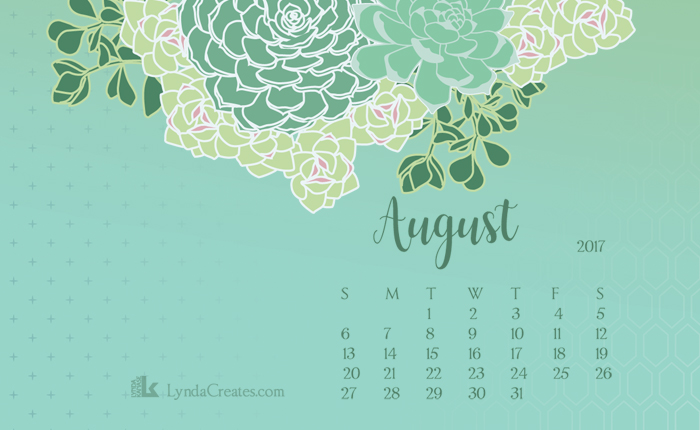 Free August 2017 Downloadable Desktop&nbsp;Calendar