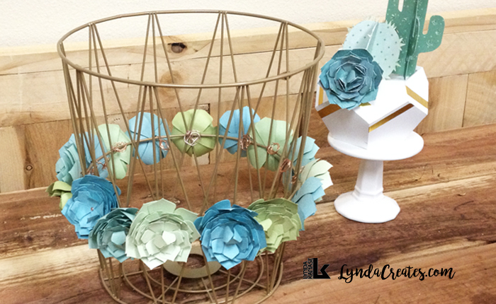 Paper Succulents on Wire&nbsp;Stems