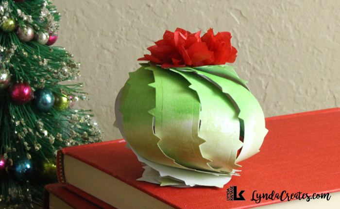 Barrel Cactus Christmas Treat&nbsp;Box