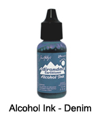 Alcohol Ink Denim