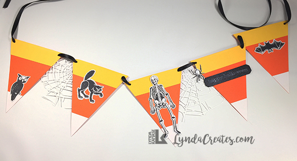 Sizzix Candy corn Banner
