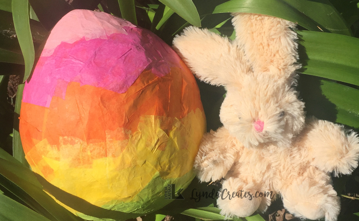 Giant, Surprise-Filled, Paper Maché Easter&nbsp;Egg