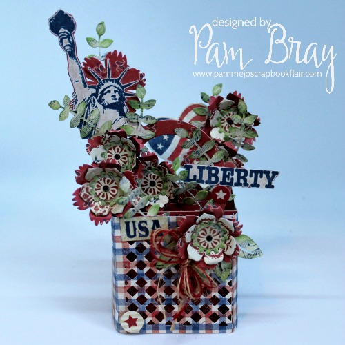 Lynda Kanase Liberty Flower Basket Card in a Box by Pam Bray using Authentique Liberty Collection - May 2019_5385