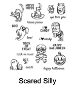Scared Silly stamps
