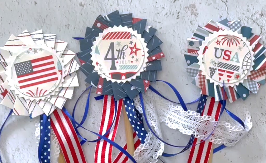 Festive Rosette Decorations for 4th of July Celebrations: Tutorial and&nbsp;Ideas