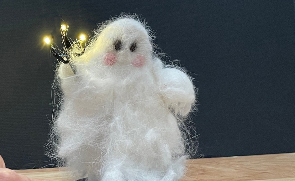 Light Up Needle felted&nbsp;ghost