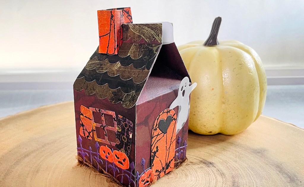 Halloween Haunted House Milk Carton Treat&nbsp;Box