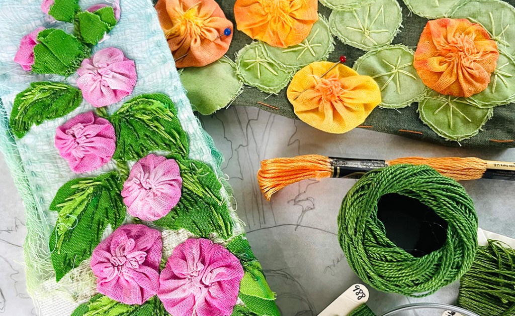 Drawing, Painting and Stitching Flowers: Stitch Notebook, Part&nbsp;7