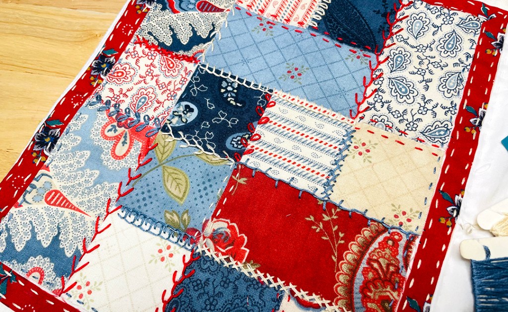 Quilt Your Dies – Die cut a mini americana faux&nbsp;quilt