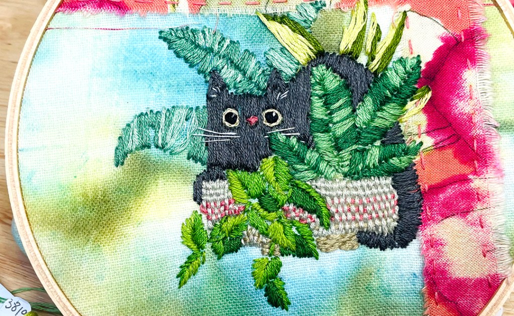 How to transfer artwork with Fabri-solvy and Embellish fabric with alcohol&nbsp;inks